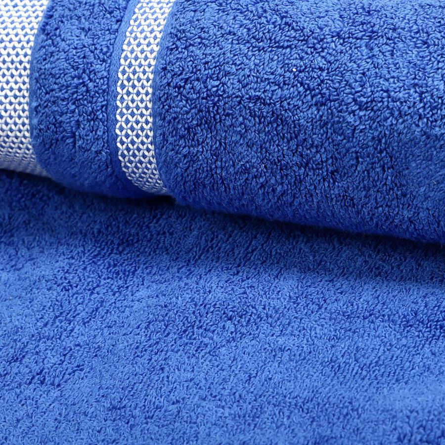 480 GSM Blue Cotton Bath Towel, , large image number null