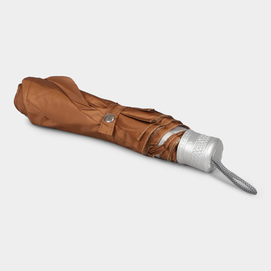 Brown Waterproof Cloth Umbrella, , large image number null