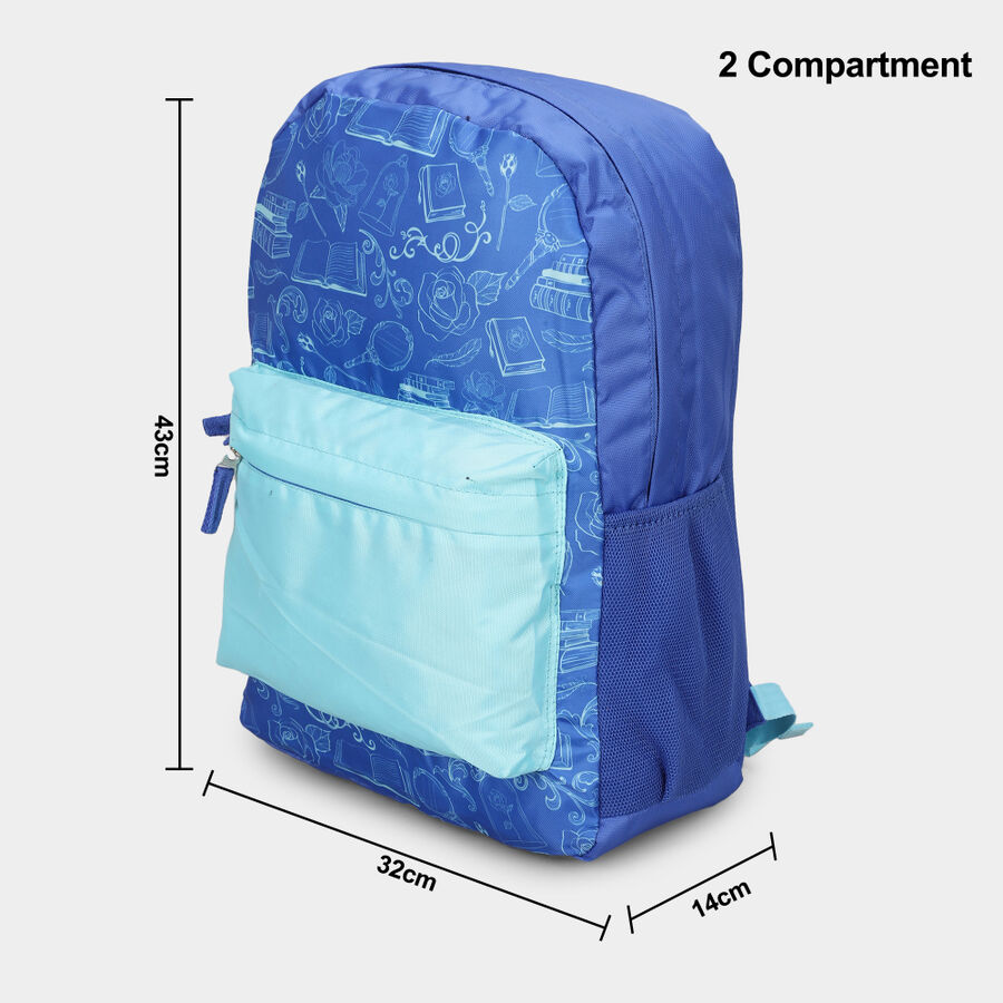 Kid's Blue Fabric Bag, , large image number null
