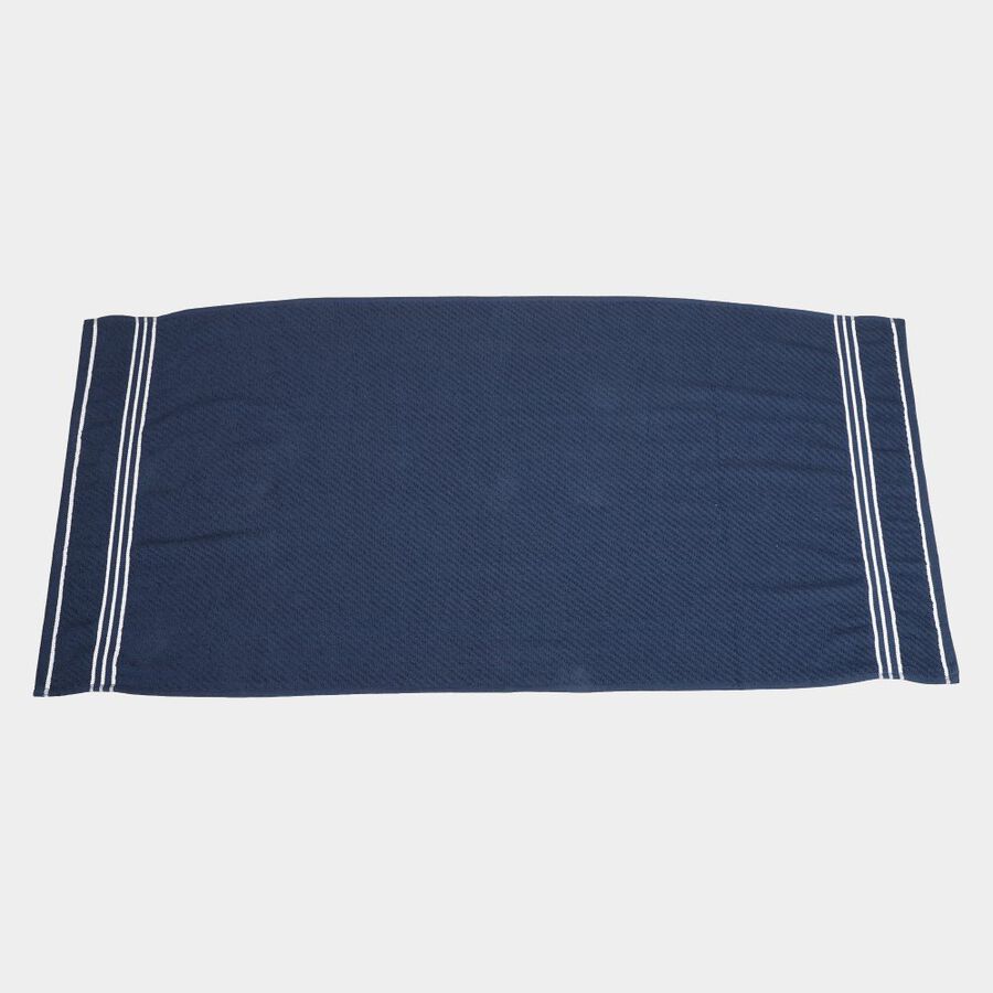 300 GSM Blue Cotton Blend Bath Towel, , large