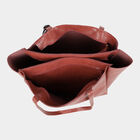 Women's Pink Polyurethane Tote Bag, , small image number null