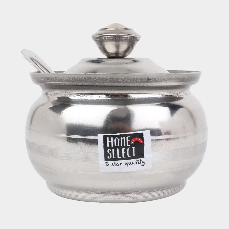 200 ml Stainless Steel Ghee Container, , large image number null
