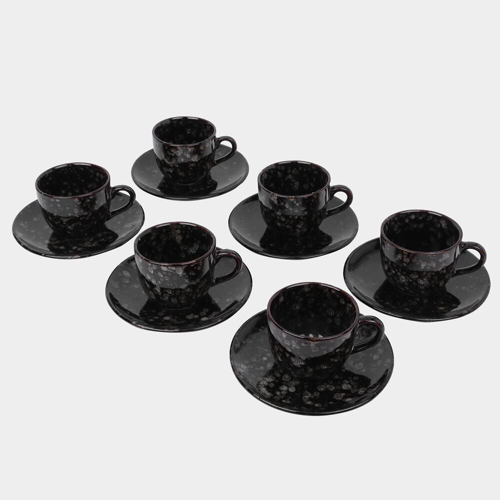 Home Finery                         160 ml Stoneware Cup &amp; Saucer Set