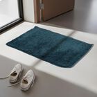 Anti-Skid Blue Polyester Door Mat, , small