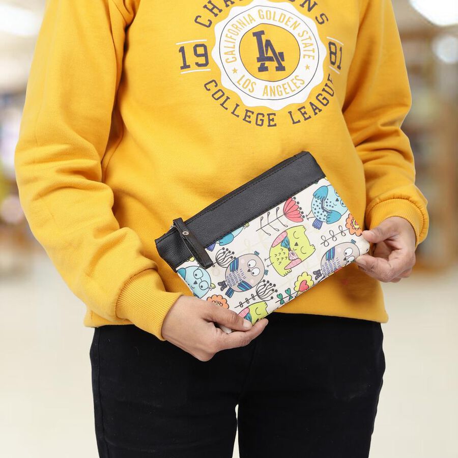 Women's Nylon And Polyester Utility Pouch, , large image number null