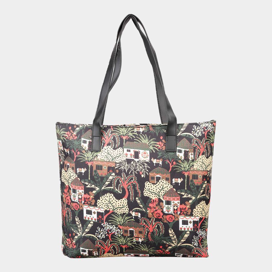 Black Fabric-Polyester Bag, , large image number null