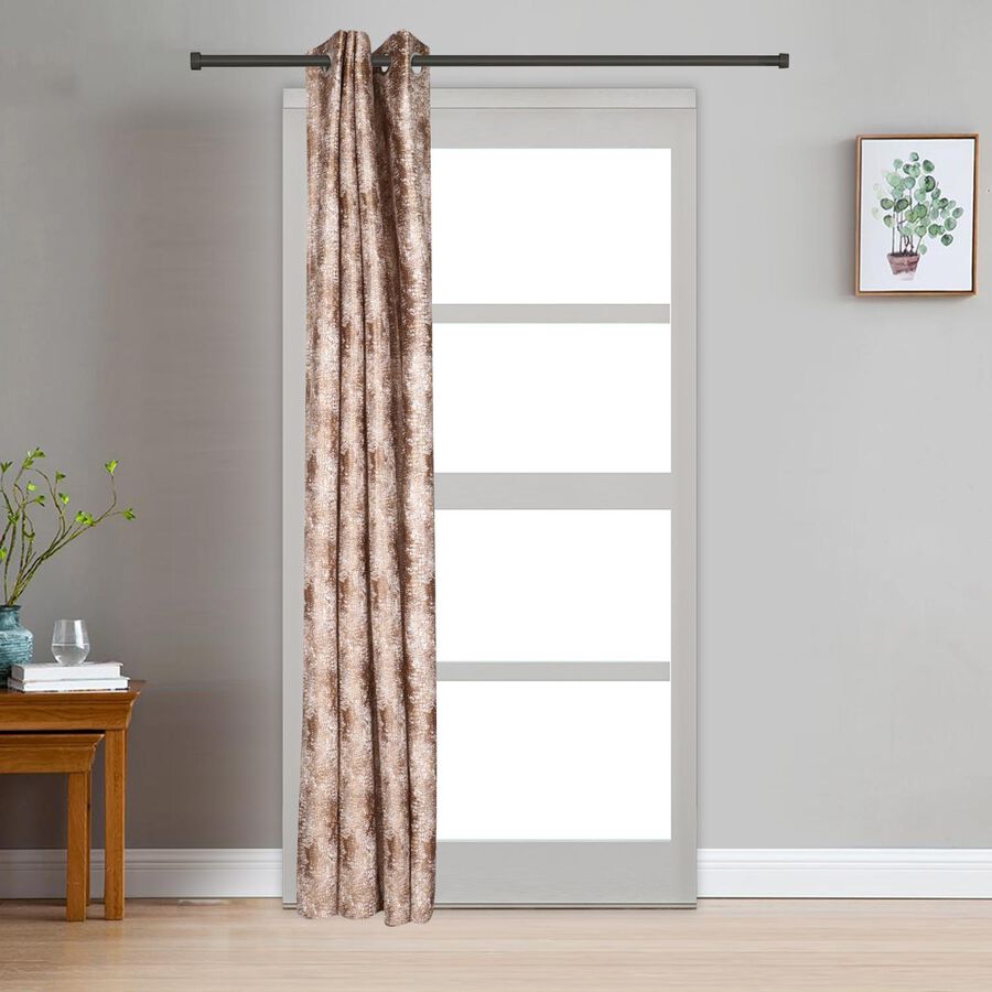 7ft. Brown Polyester Door Curtain, , large image number null