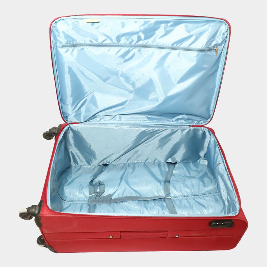 3 Pcs. 4-Wheel Polyester Soft Case Trolley, Small + Medium + Large, , large image number null