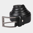Men's Black Polyurethane Casual Belt, , small image number null