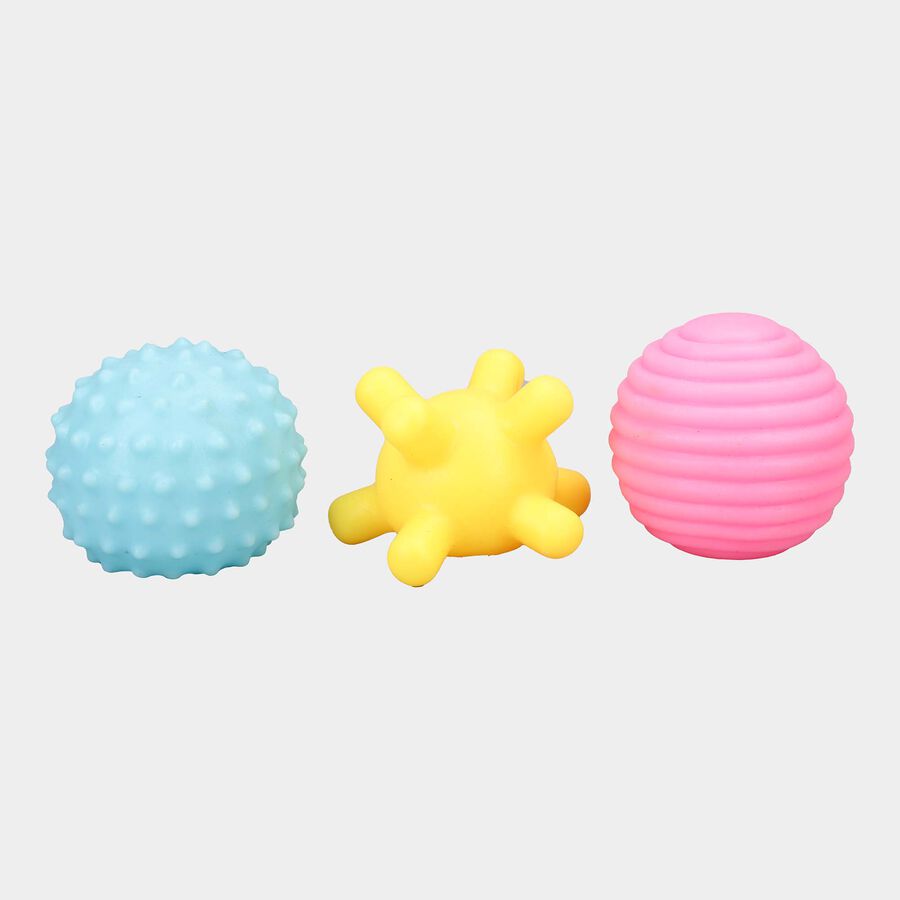 Baby Balls Squeeze Toys, Set of 3, , large image number null