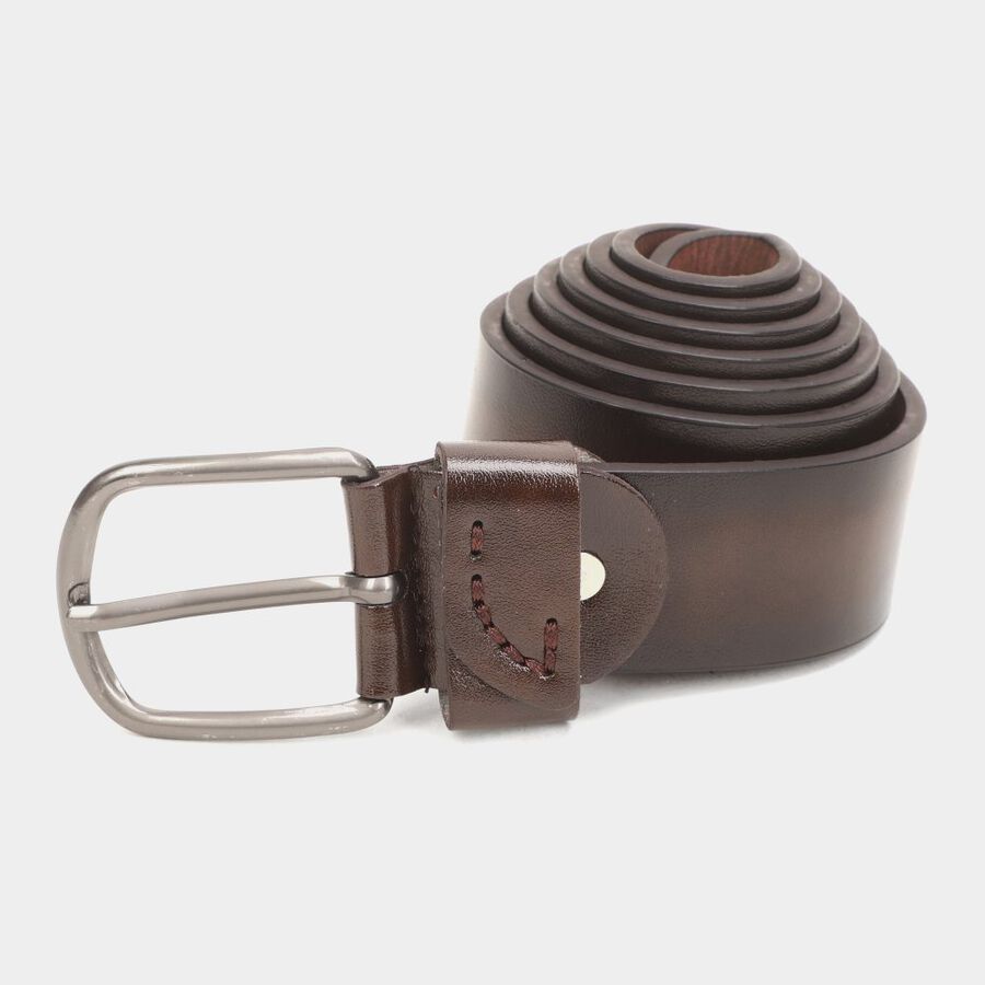 Men's Brown Polyurethane Casual Belt, , large image number null