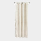 5ft. Off White Polyester Curtain, , small