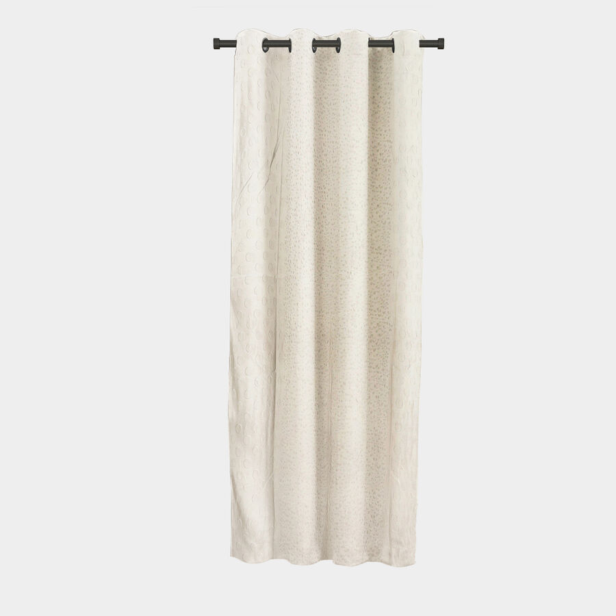 5ft. Off White Polyester Curtain, , large