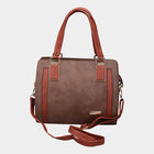 Women's Grey Polyurethane Tote Bag, , small image number null