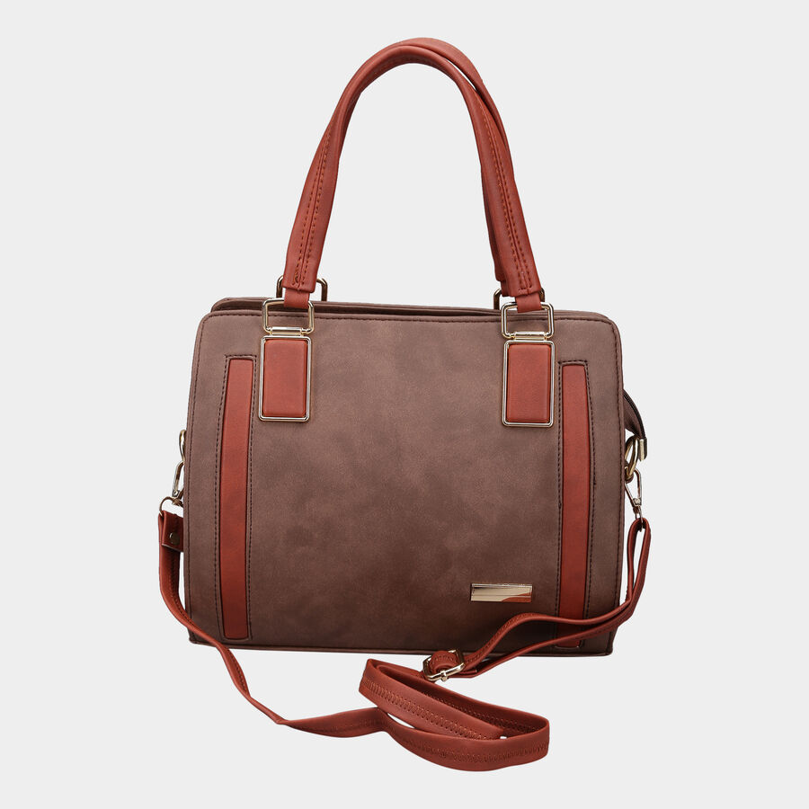 Women's Grey Polyurethane Tote Bag, , large image number null