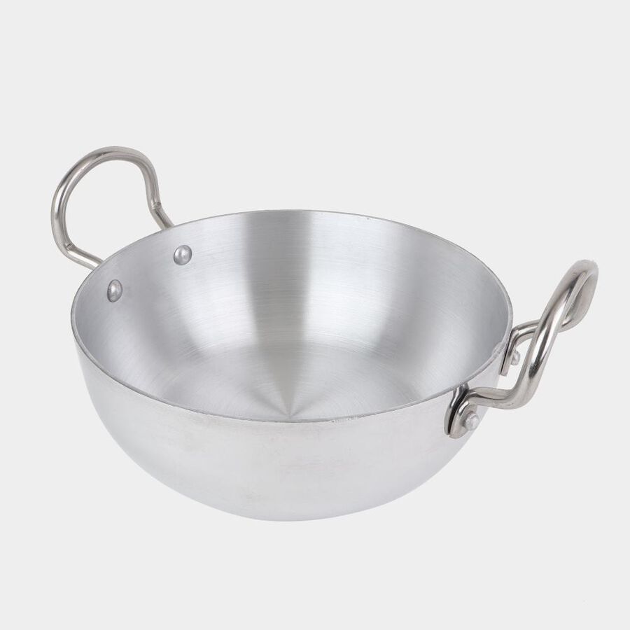1.3 L Aluminum Kadhai, Induction Compatible, , large image number null