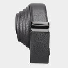 Men's Black Polyurethane Formal Belt, 42 in. Waist, , small image number null