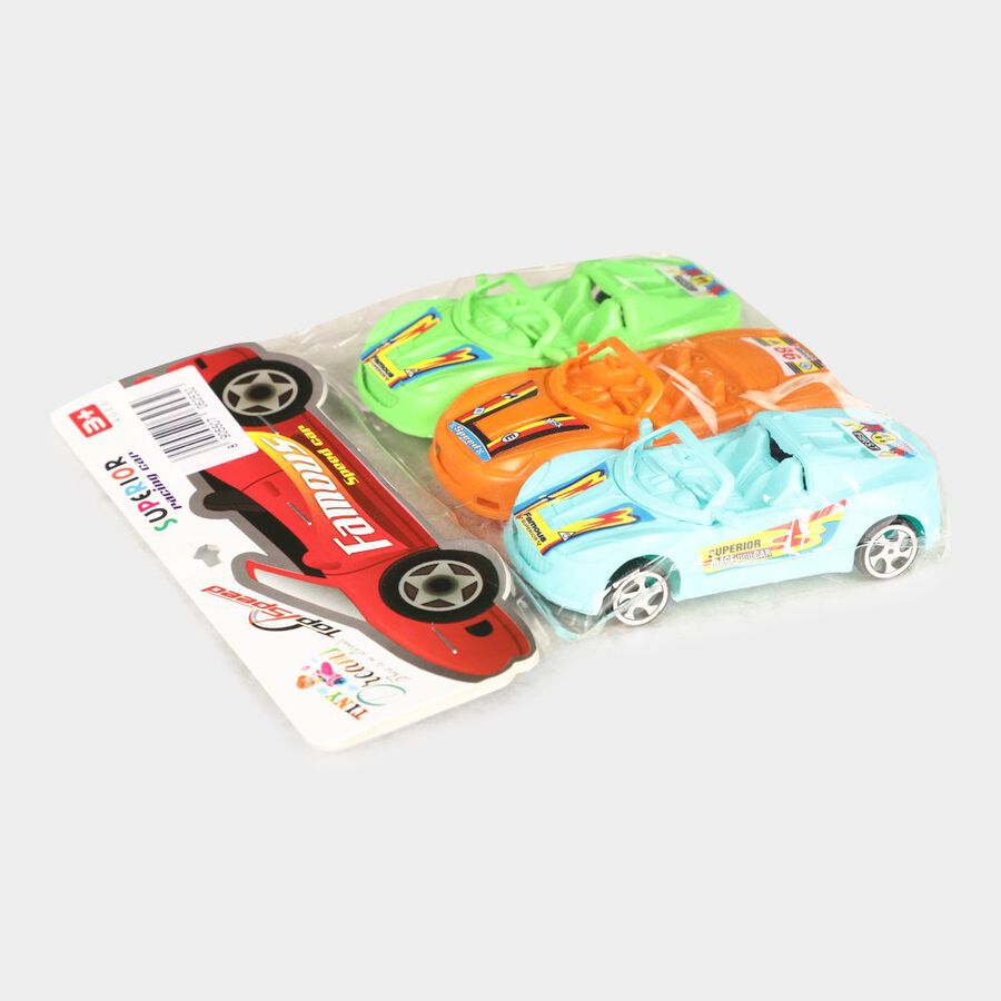 Pull Back Toy Car, Set of 3, , large image number null