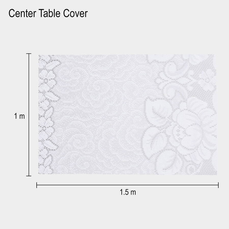 Cream Net Center Tablecover, , large image number null