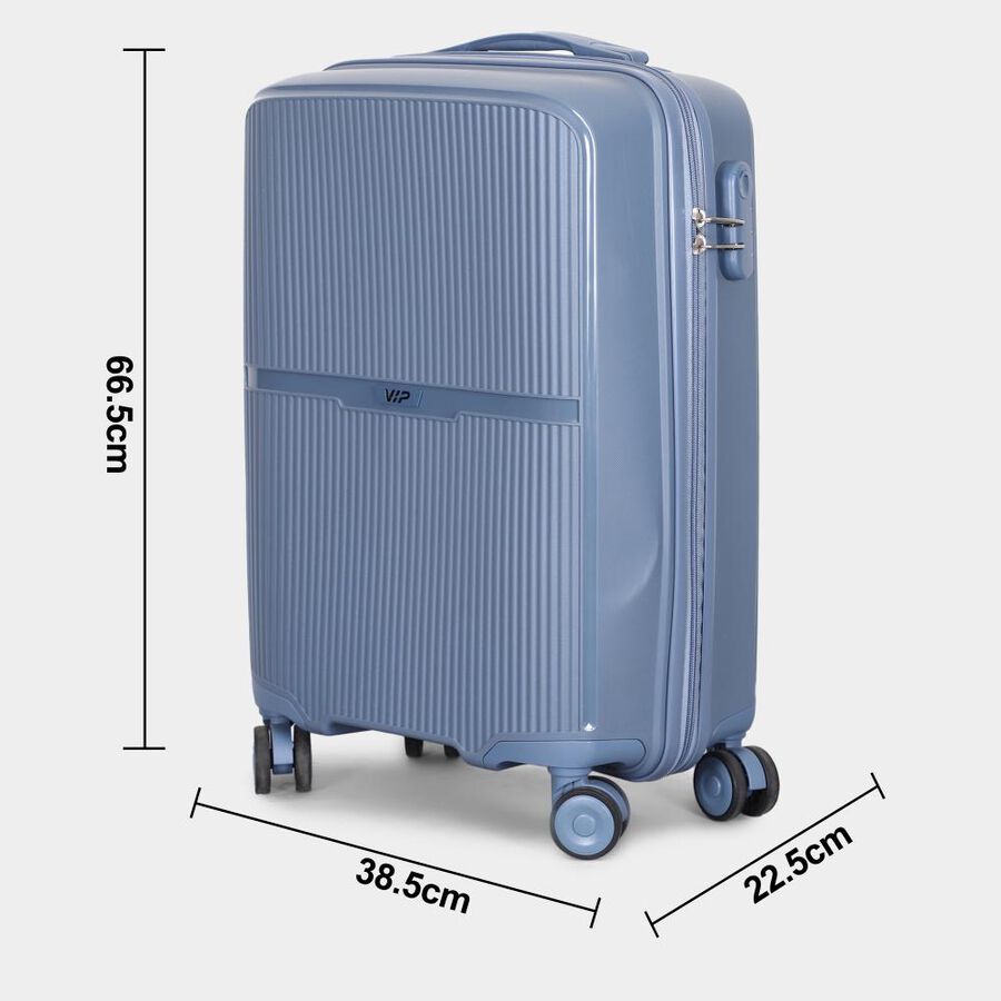 8-Wheel Light Blue Polycarbonate Hard Case Trolley, Small, , large image number null