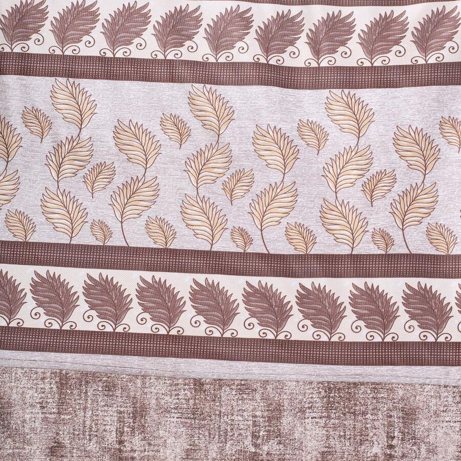5ft. Brown Polyester Curtain, , large
