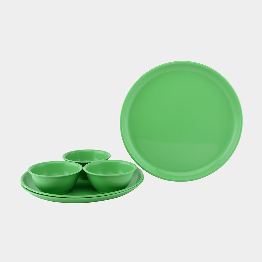 Plastic Plate & Bowls - 6 Pcs., , large image number null