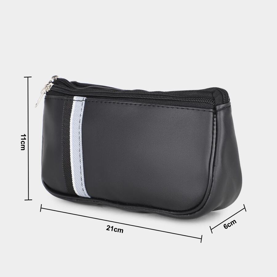 Black PU Utility Bag , , large