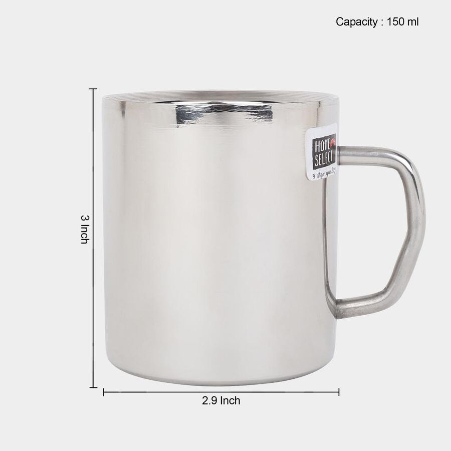 120 मिलीलीटर डबल दीवार मग, , large image number null