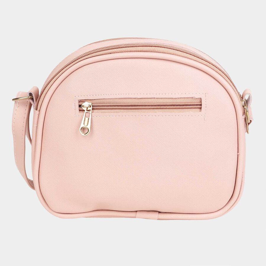 Women's Polyurethane Zipper Sling Bag, , large image number null