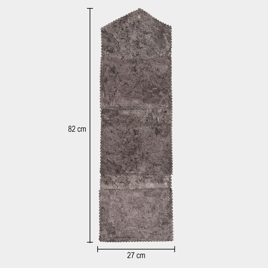 Grey Polyester Wall Hanging Organiser, , large image number null