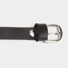 Women's Black Polyurethane Belt, , small image number null