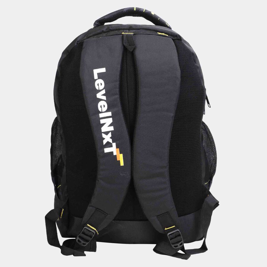 Black, Yellow Backpack with Laptop Sleeve, 35 L(Approx), , large image number null