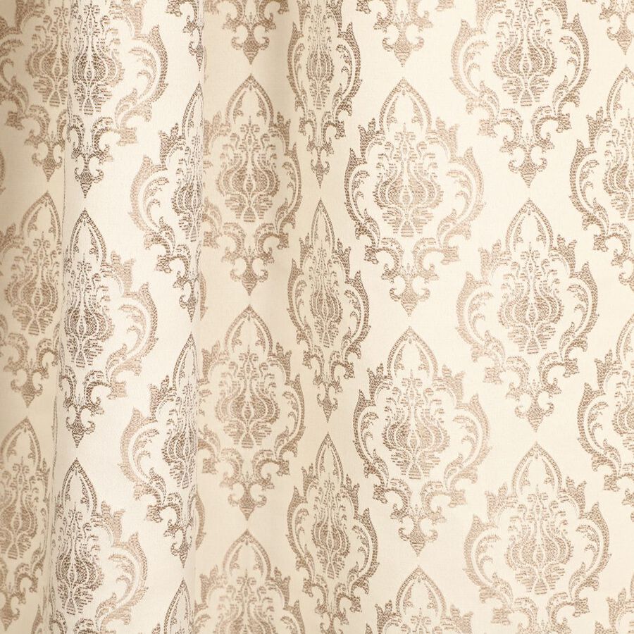 7ft. Cream Polyester Curtain, , large