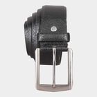 Men's Black Polyurethane Casual Belt, , small image number null