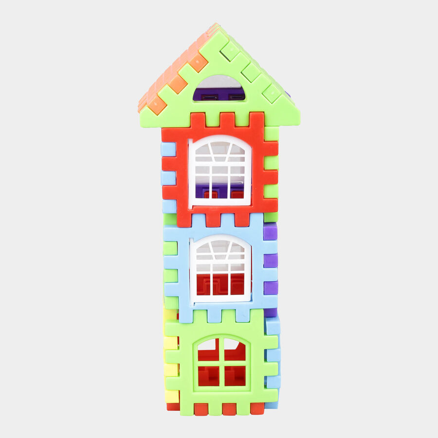 36 Pcs. Plastic House Blocks , , large image number null