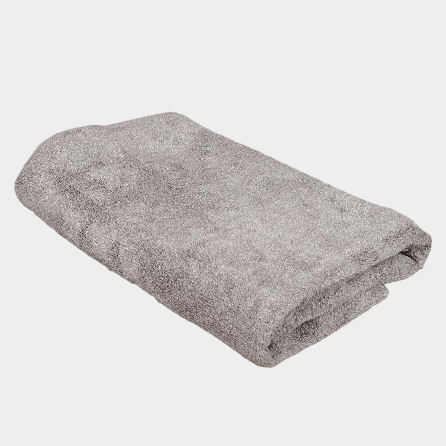 Home Beautiful                         300 GSM Grey Microfiber Bath Towel