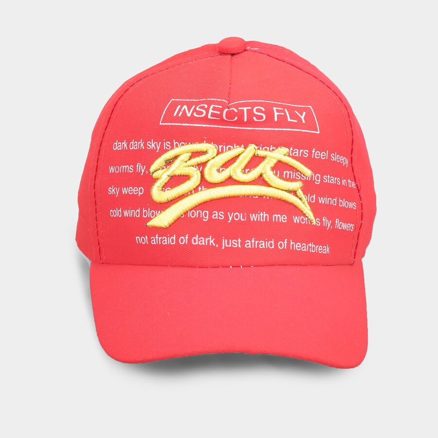 Kids' Red Canvas Cap, , large image number null