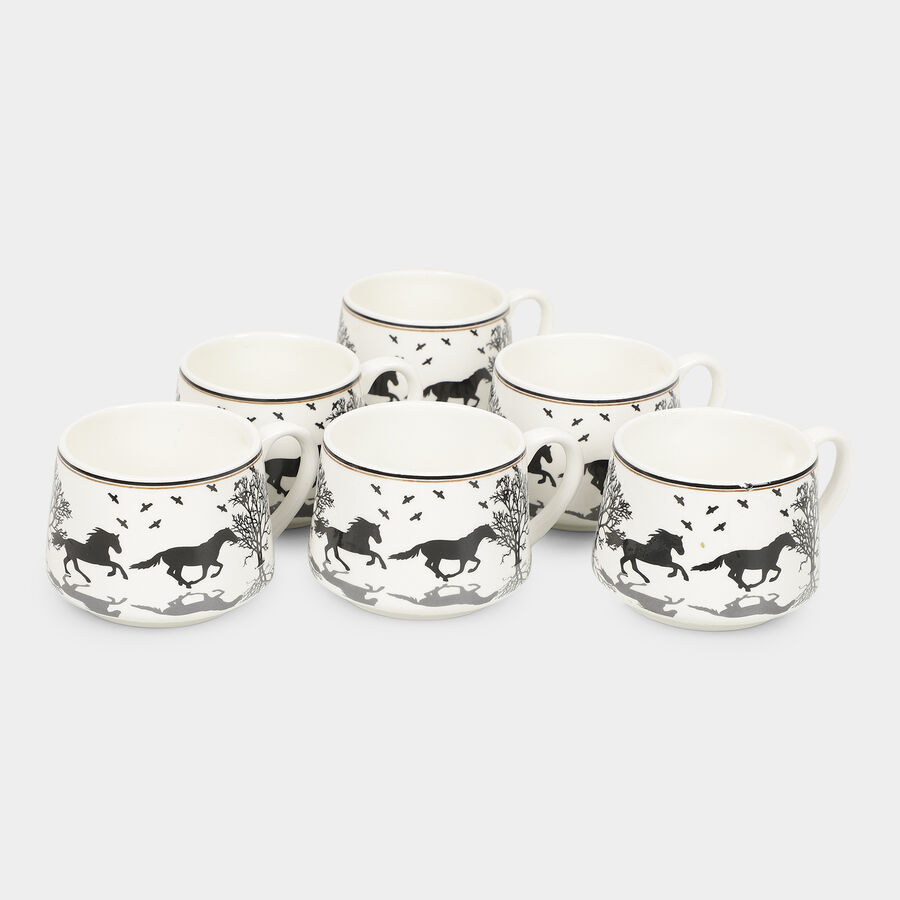 200 ml Bone China Cup, Set of 6, , large image number null
