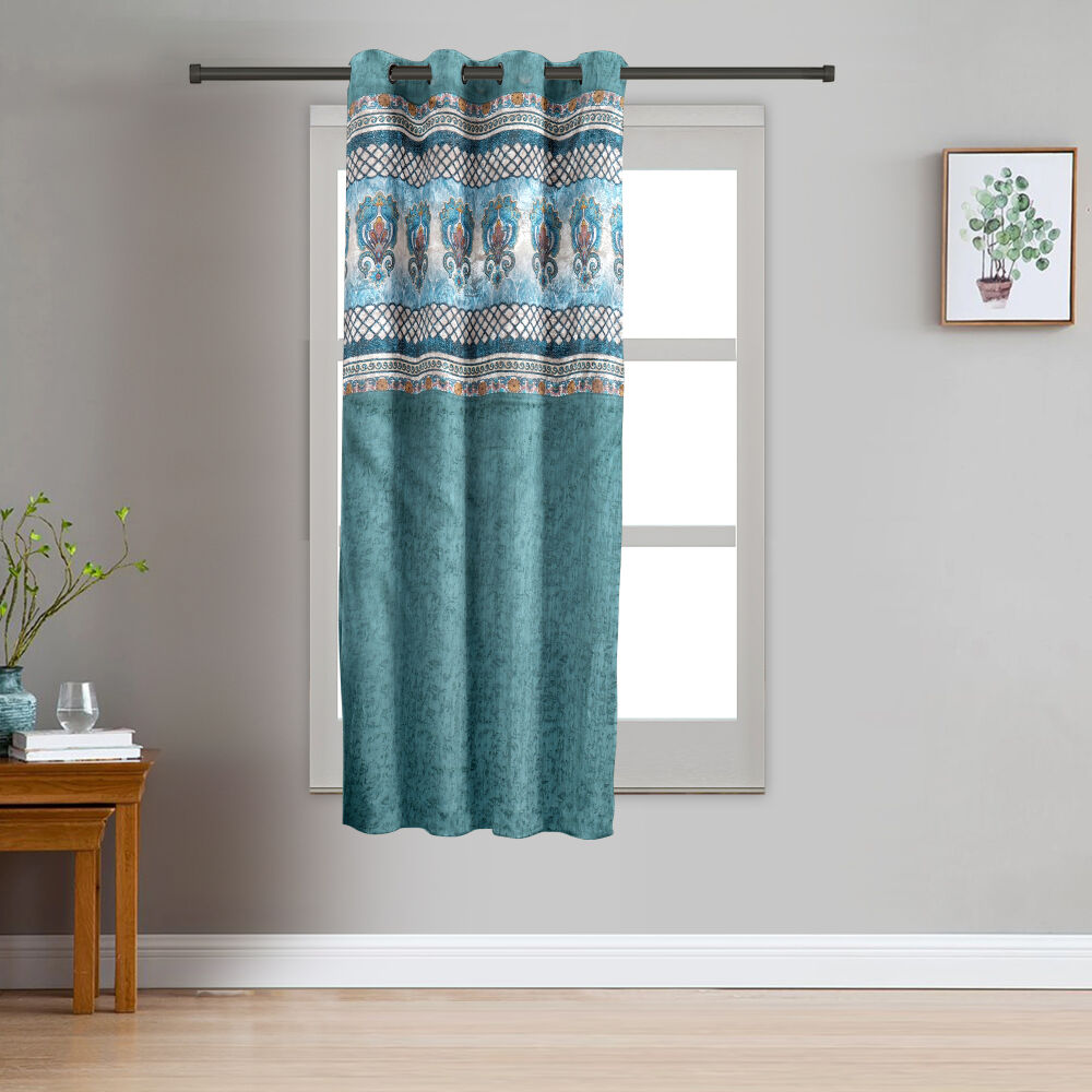 Home Beautiful                         5ft. Dark Green Window Curtain