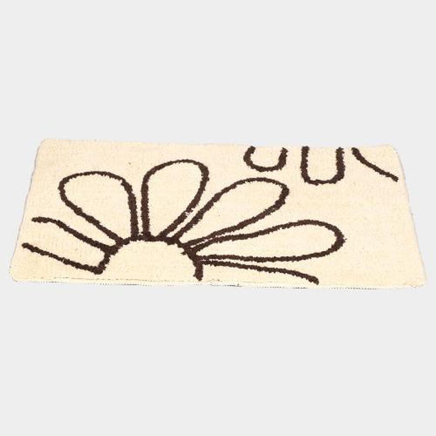 Anti-Skid Beige Polyester Door Mat, , large image number null