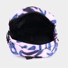 Women's White/Blue Canvas Backpack, , small image number null