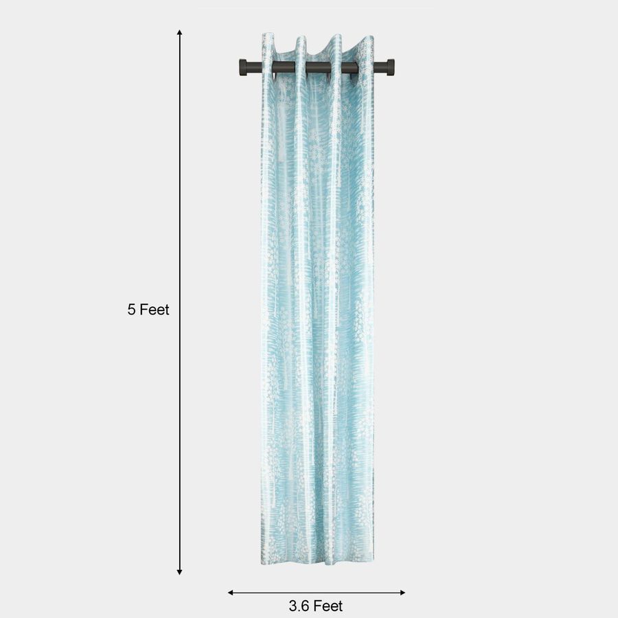 5ft. Light Blue Window Curtain, , large image number null
