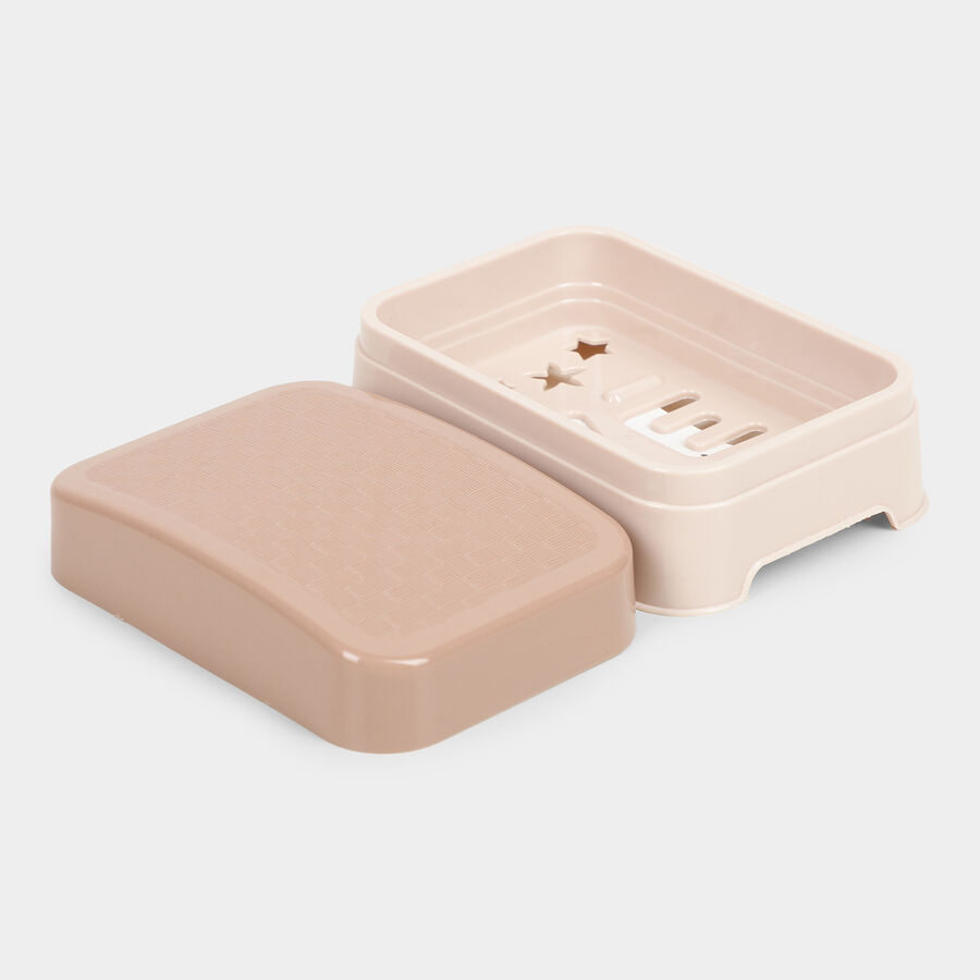 Plastic Soap Dish With Lid, , large image number null