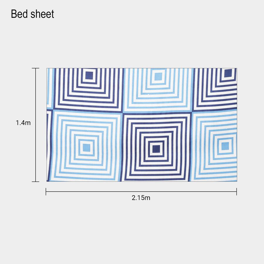 95 GSM Microfiber Single Bedsheet, , large image number null