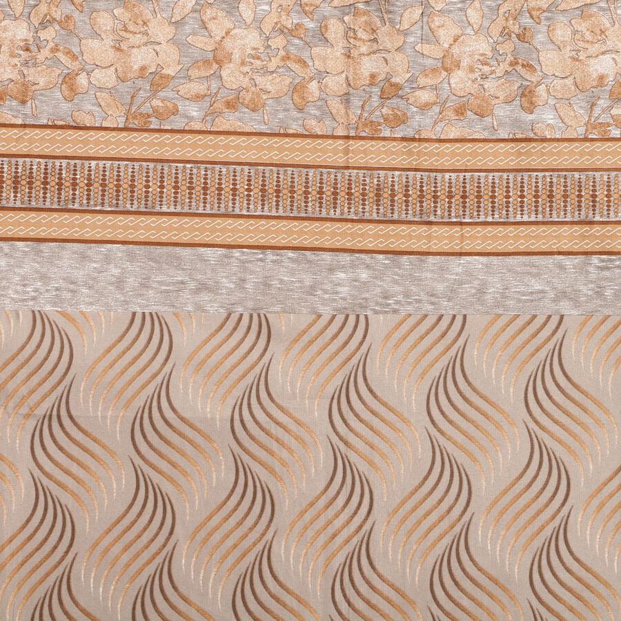 5ft. Brown Window Curtain, , large image number null