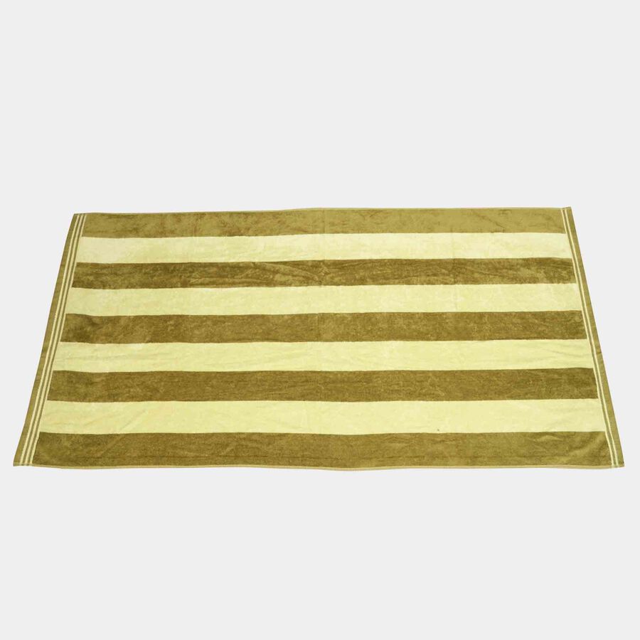 400 GSM Green Cotton Bath Towel, , large