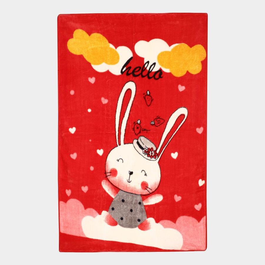 Kid's Red Microfiber Blanket, , large image number null