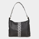 Women's Black Polyurethane Hand Bag, , small image number null