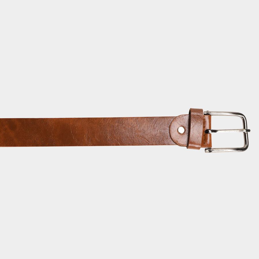 Men's Tan Polyurethane Casual Belt, , large image number null