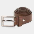 Men's Brown Leather Casual Belt, , small image number null